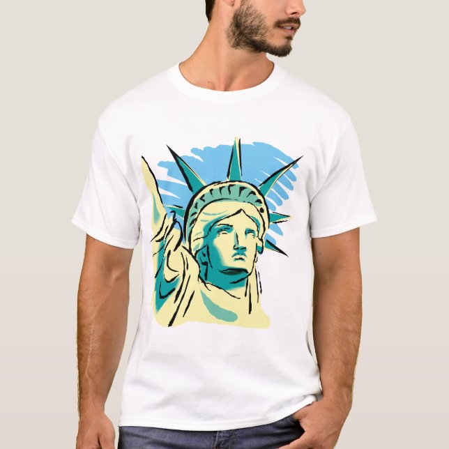 T-shirts Estátua da liberdade (Frente)