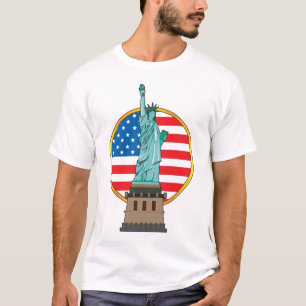 T-shirts Estátua da liberdade