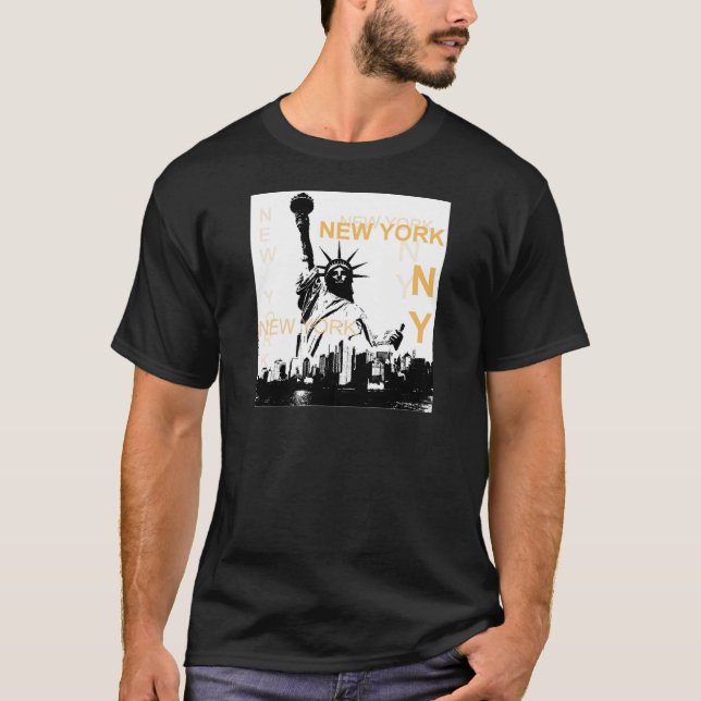 T-shirts Estátua da Liberdade de Nova Iorque (Frente)
