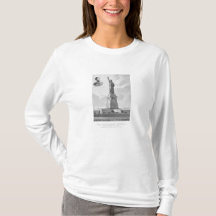 T-shirts Estátua da liberdade e retrato de Bartholdi
