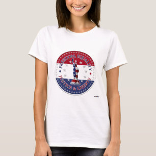 T-shirts Estátua da Liberdade LIBERDADE,IGUALDADE,JUSTIÇA,L