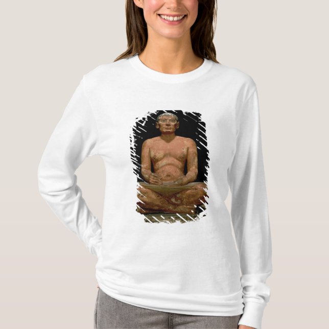 T-shirts Estátua de agachamento do escrevente (Frente)