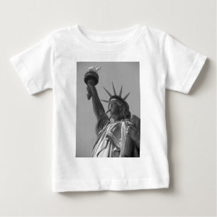 T-shirts Estátua Negra e Branca do Nova Iorque da Liberdade