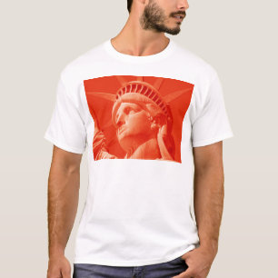 T-shirts Estátua Vermelha da Liberdade
