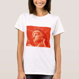 T-shirts Estátua Vermelha da Liberdade