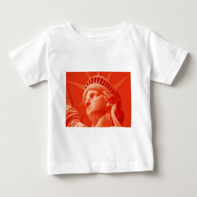 T-shirts Estátua Vermelha da Liberdade (Frente)