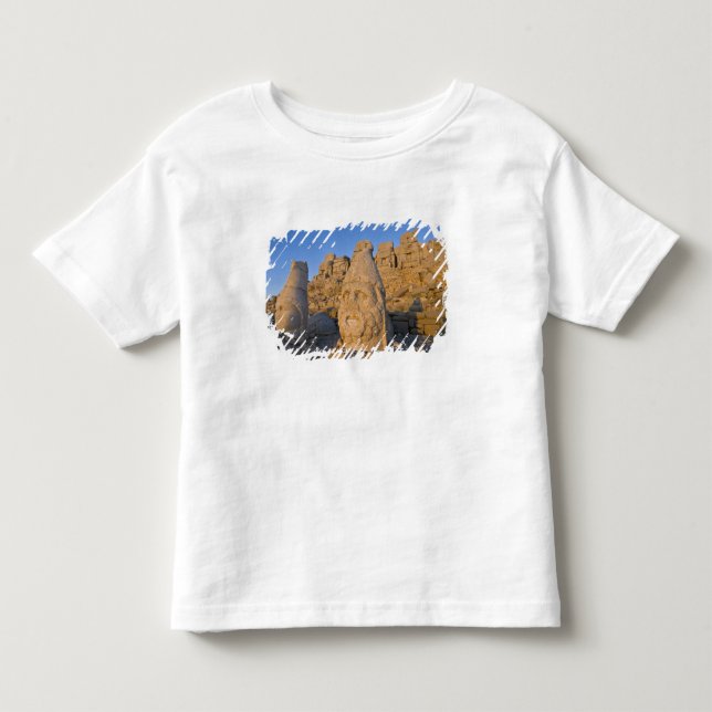 T-shirts estátuas de cabeças colossais de Deuses guardando  (Frente)