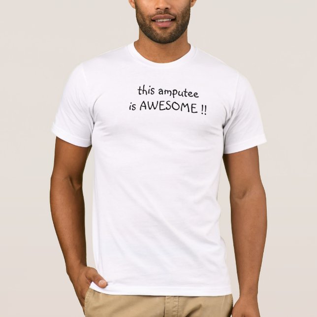 T-shirts este amputado é impressionante (Frente)