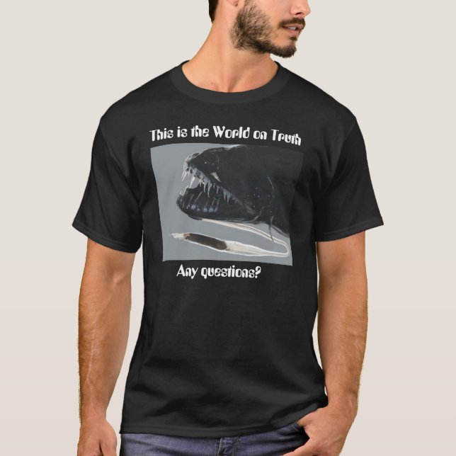 T-shirts Este é o mundo na verdade (Frente)