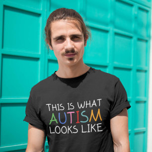 T-shirts Este é o que o autismo olha como