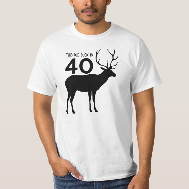T-shirts Este fanfarrão velho é 40 (Frente)