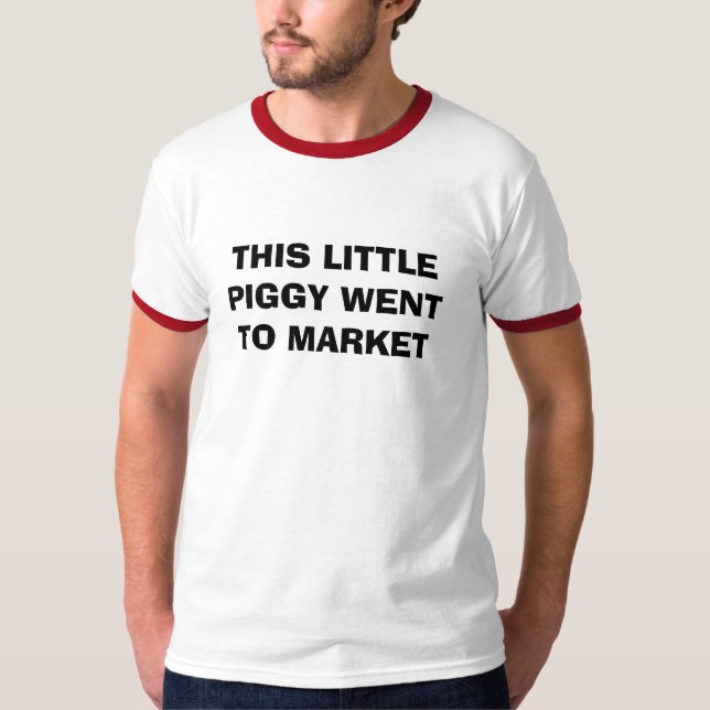 T-SHIRTS ESTE LEITÃO PEQUENO FOI INTRODUZIR NO MERCADO (Frente)