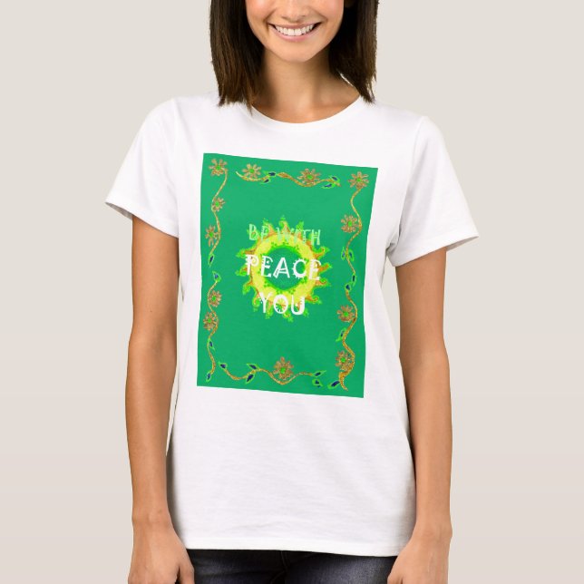 T-shirts Esteja Com A Paz (Frente)