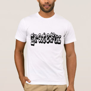 T-shirts Estilo de Grafite de paginação grata