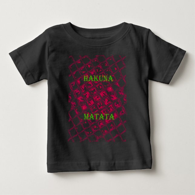 T-shirts Estilo de Matata Red Hakuna (Frente)