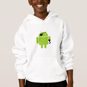 T-shirts Estilo de Pirata de Robô Android