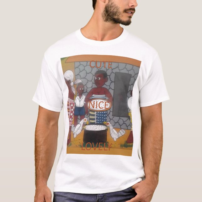 T-shirts Estilo de vida tradicional africano (Frente)