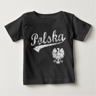 T-shirts Estilo do basebol de Polska