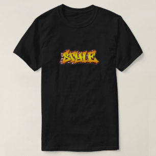 T-shirts Estilo preto e amarelo (grafite)