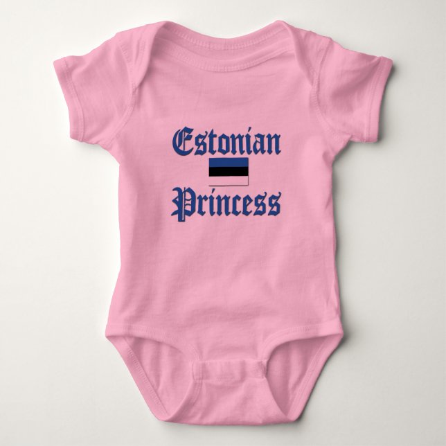 T-shirts Estoniano Princesa (Frente)