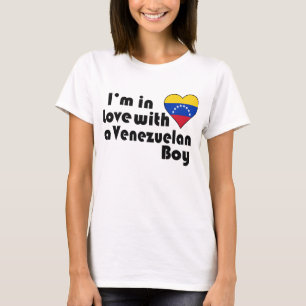 T-shirts Estou apaixonado por um rapaz venezuelano