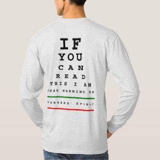 T-shirts Estou Aquecendo O Gráfico De Olhos - LS Esporte-Te