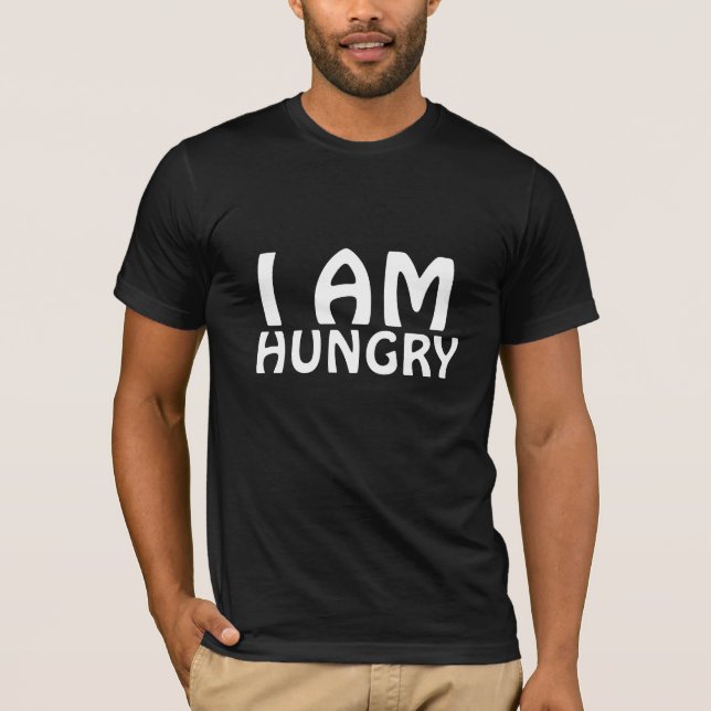T-shirts Estou com fome (Frente)