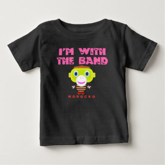 T-shirts Estou com o macaco-marroquino-Banda