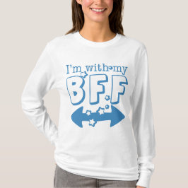 T-shirts Estou com o My BFF (seta dupla)