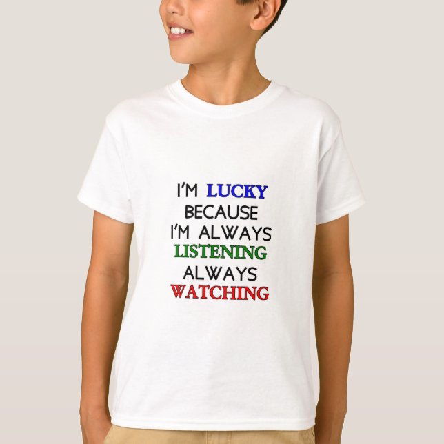 T-shirts Estou com Sorte (Frente)