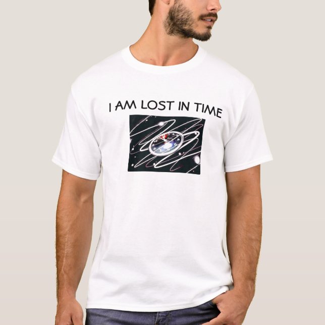 T-shirts Estou Perdido No Tempo (Frente)