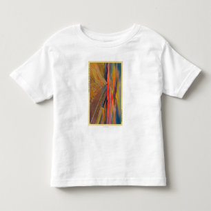 T-shirts Estrada 80 dos E.U. que cruza o SaharaState