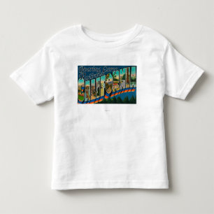 T-shirts Estrada de ferro do acampamento rujir, CA -