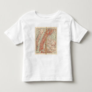 T-shirts Estradas da bicicleta em New York e em connecticut