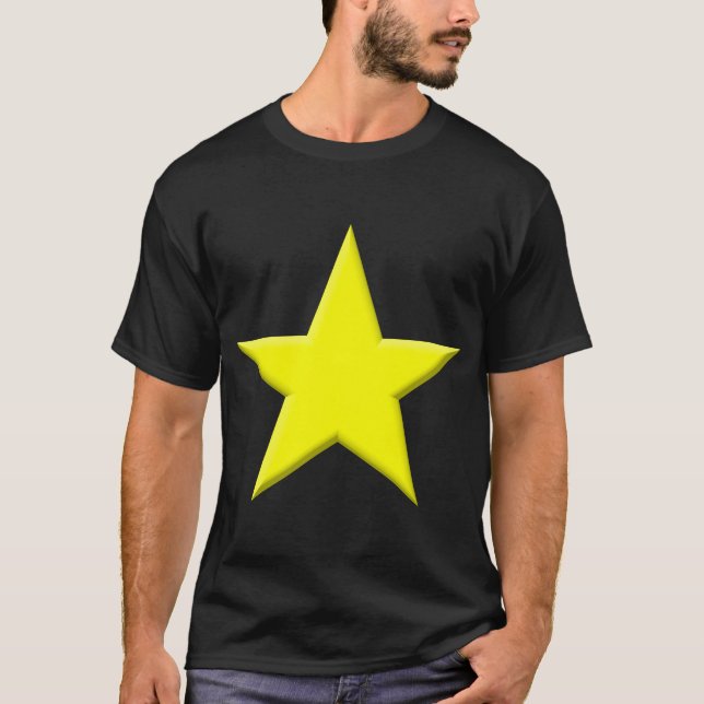 T-shirts Estrela - Amarelo (Frente)