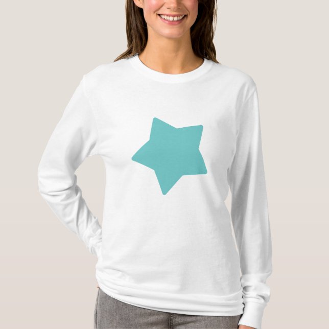 T-shirts Estrela Azul (Frente)
