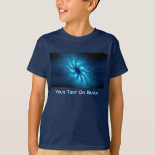 T-shirts Estrela azul gravada