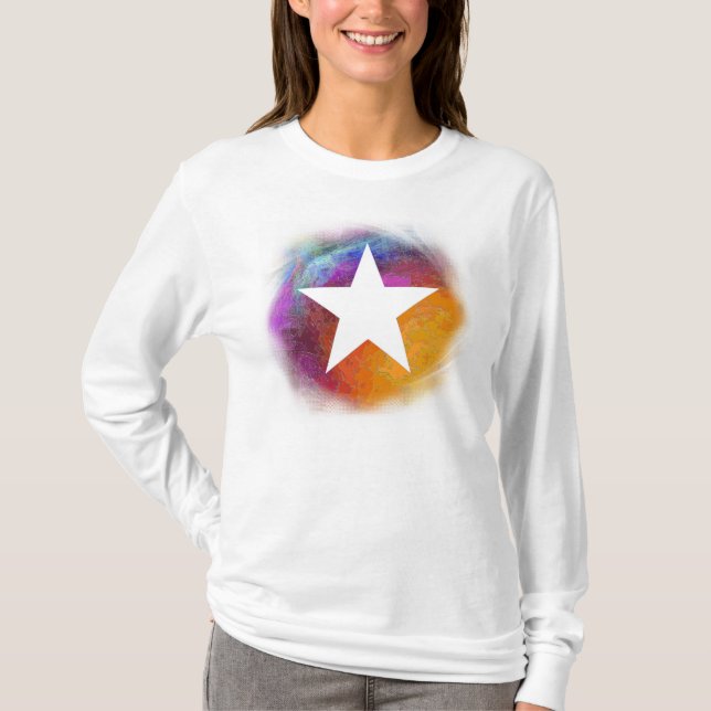 T-shirts Estrela Branca (Frente)