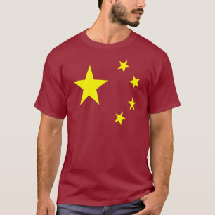 T-shirts Estrela da bandeira de China