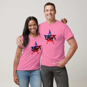 T-shirts Estrela da bandeira dos Estados Unidos