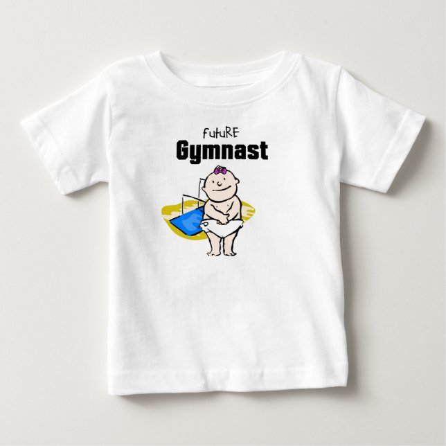 T-shirts Estrela da ginástica do futuro (Bares irregulares) (Frente)