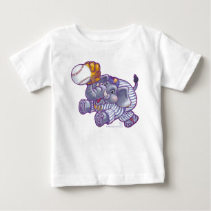 T-shirts Estrela de Baseball Elefante