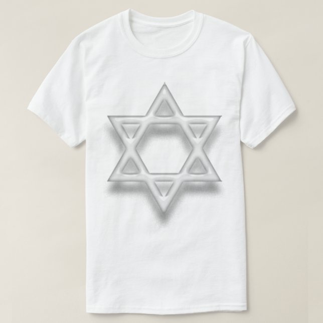 T-shirts Estrela de David (Frente do Design)