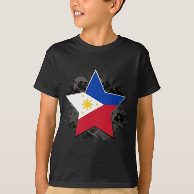 T-shirts Estrela de Filipinas (Frente)