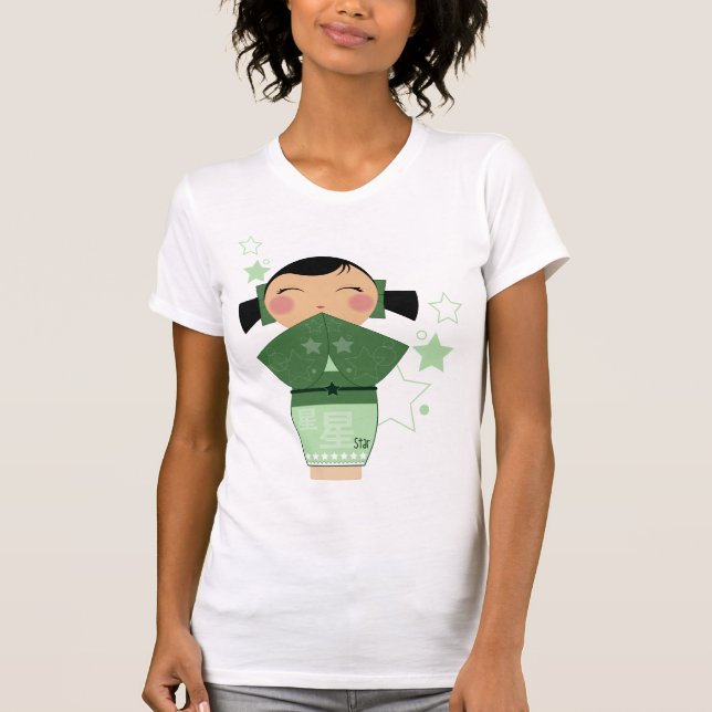 T-shirts Estrela de Kokeshi (Frente)