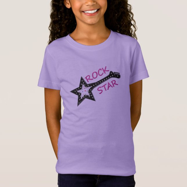 T-shirts Estrela de Rock (Frente)