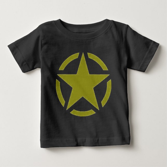 T-shirts estrela do exército (Frente)