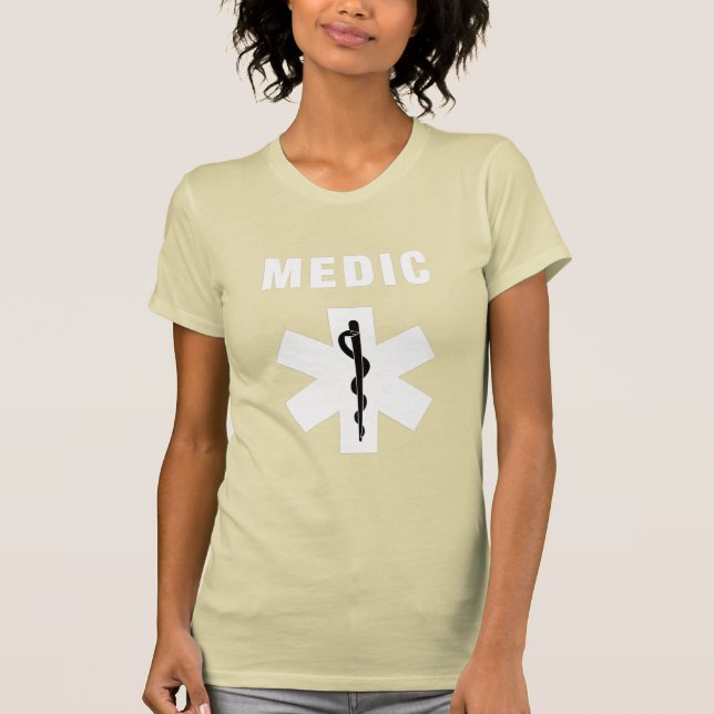 T-shirts Estrela do médico da vida (Frente)
