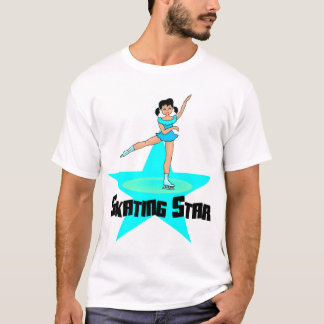 T-shirts Estrela do patinagem artística do gelo