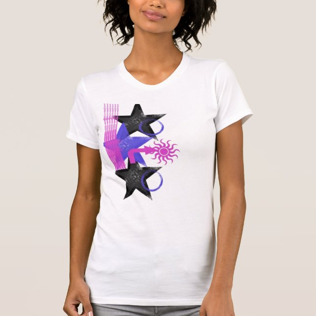 T-shirts Estrela do rock (Frente)